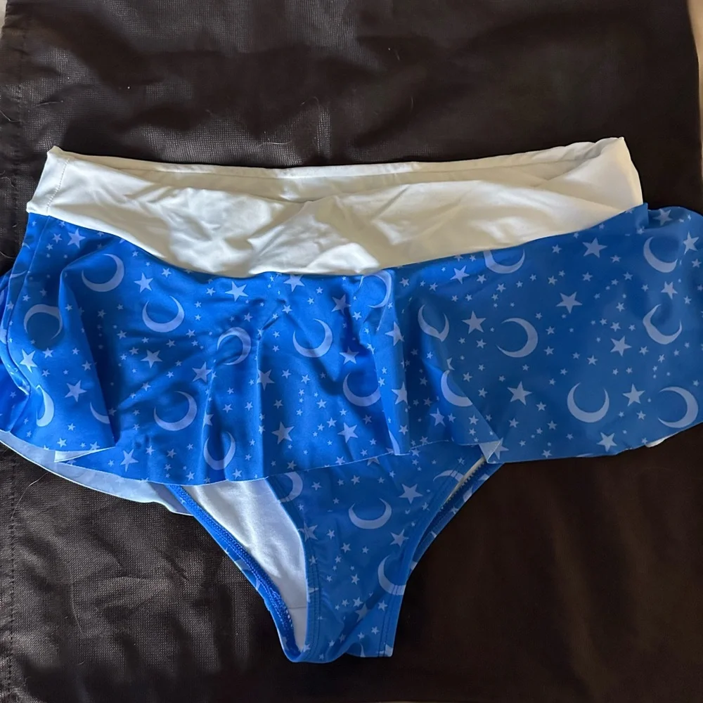 Hot Topic Blue and Red Sailor Moon Bikini Bottom - Picture 2 of 7
